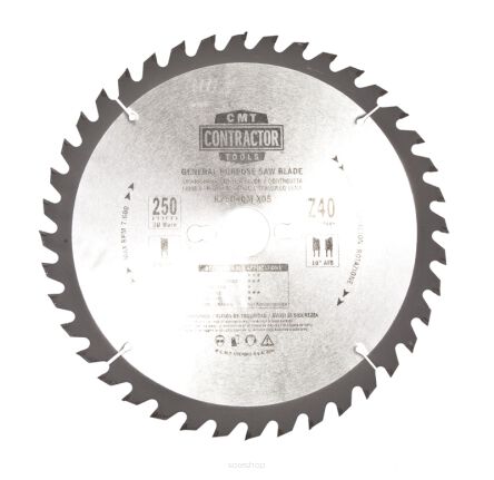 K25040M-X05 PIŁA D=250x2,6/1,8x30/40Z